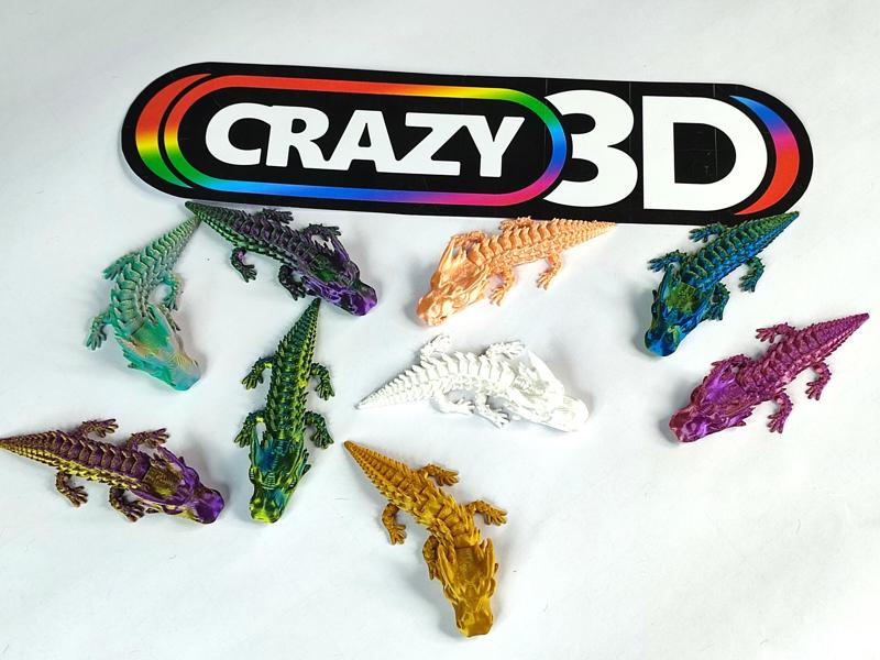 Ultra articulated Dragon - baby size (normal and keychain)