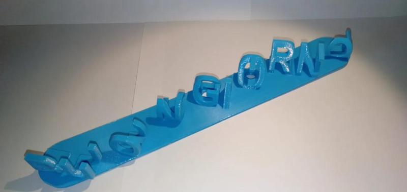 AMBIGRAMMA 3D BUONGIORNO UN CAZZO   