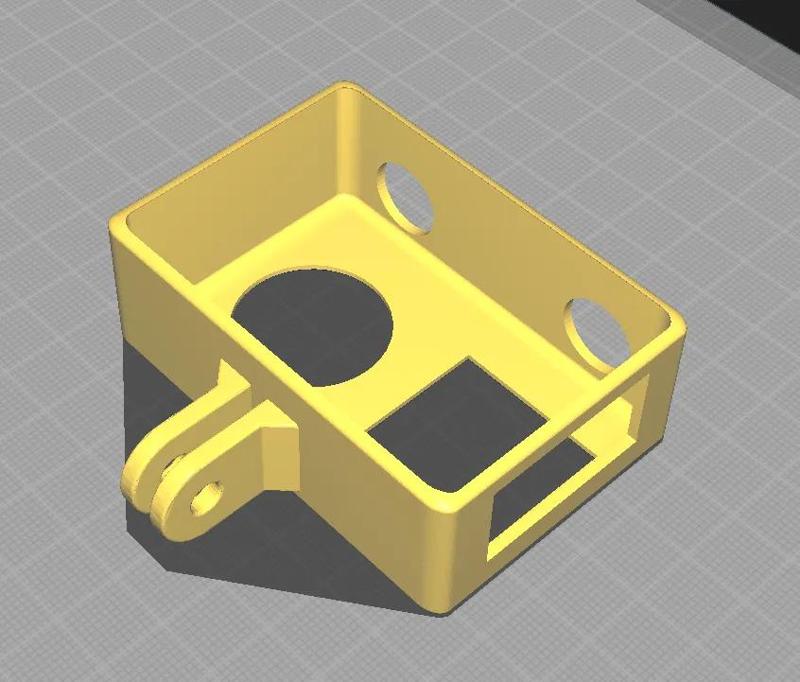 Afgaphoto Realimove AC7000 Case + GoPro mount connector   