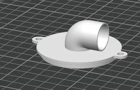 Alterra junctionbox cover with toptube   
