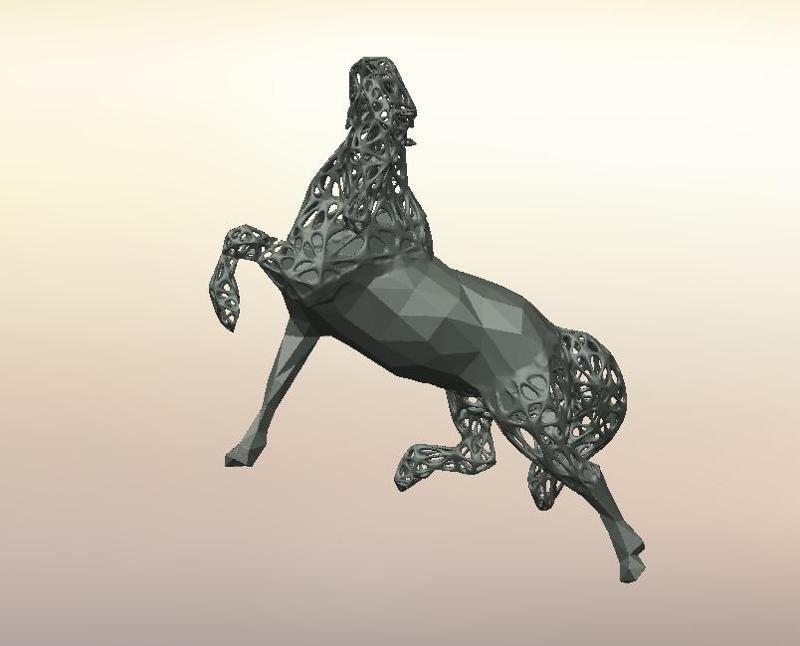 Angry Horse - Spider Web and Low Poly
