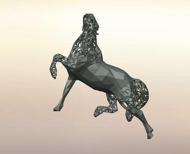 Angry Horse - Spider Web and Low Poly