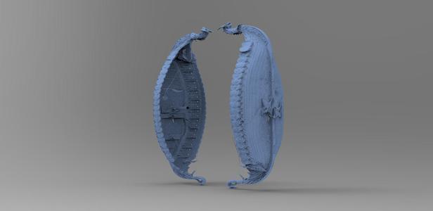 Viking big house Ship design roof