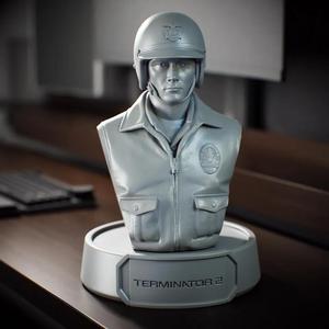 Terminator 2 - T1000 Bust Motorized police   