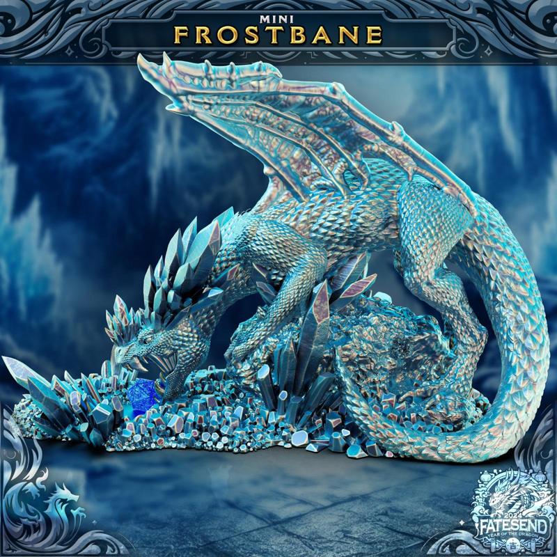 Frostbane the Ice Dragon Miniature