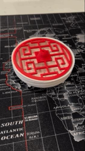 Soporte para incienso con diseño japonés.   