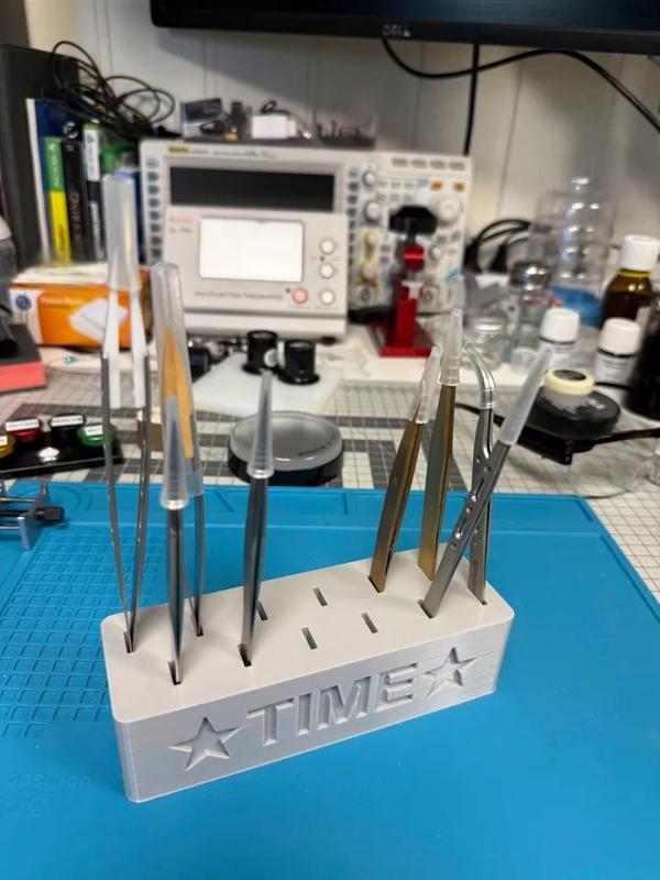 Watchmakers TIME Tweezer Stand   