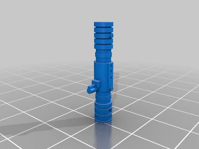GI Joe 1990 Bullhorn Sniper Rifle Barrel & Scope