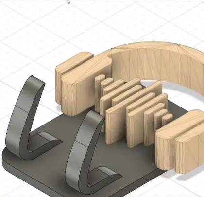 headphone stand on wall   