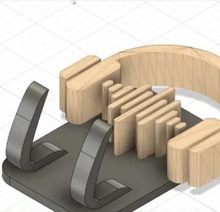 headphone stand on wall   