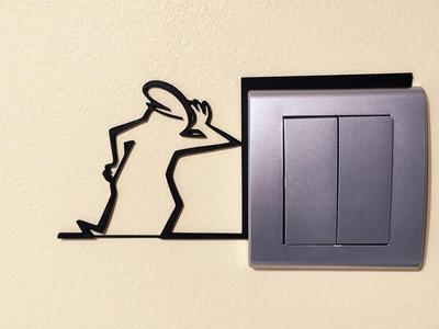 Funny Light Switch Gadget – La Linea Balum 51   