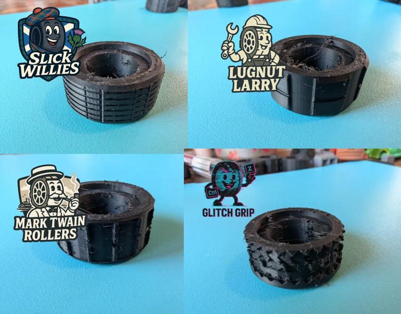 Tires for Trenchy – Flexible TPU Treads for Your Mini Truck   