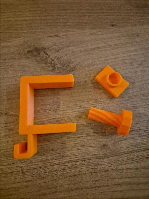 Kleiderhaken mit Schraubklemme   