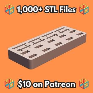 Minimalist USB Thumb Drive SD Card and Micro SD Card Holder for Creatives MineeForm FDM 3D Print STL File   