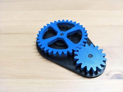 Fidget Spinning Gears