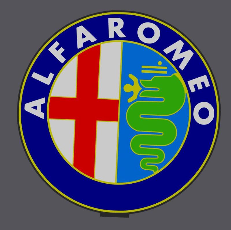 Caremblem Alfa Romeo Led Lightbox