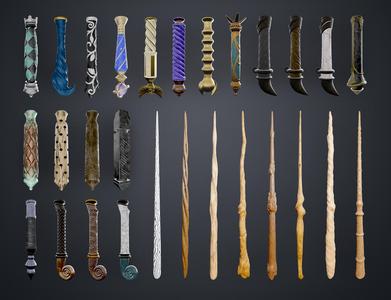 Hogwarts Legacy Wands BUNDLE