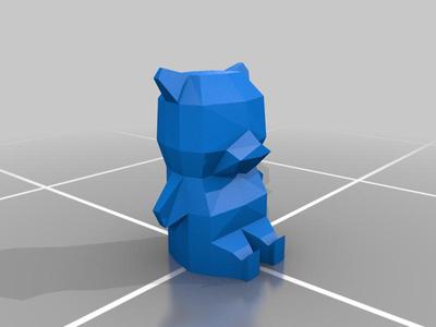 bear low poly