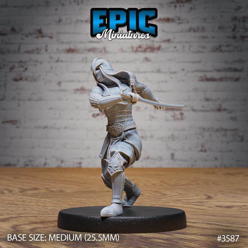 Shadow Ninja Attack / Covert Agent / Martial Art Warrior / Male Samurai / Shinobi Master / Evil Fighter / Iron Fist Encounter