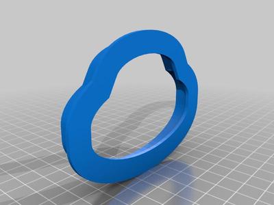Meat pie cookie cutter