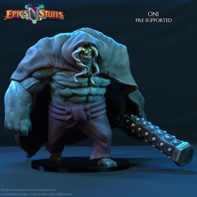 Oni Miniature, Pre-Supported