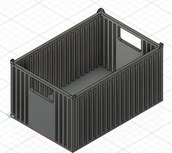 Simple Stackable Crate   