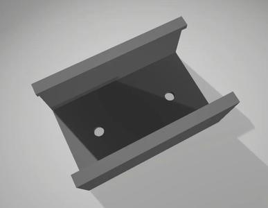 Wall holder for extension cord end   