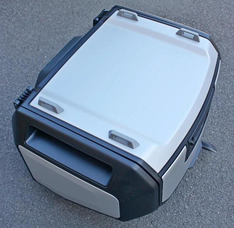 BMW R1300GS Vario Topcase strap eyelet replacement in different colors, if you dont like the original black ones   