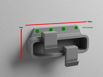 NabudHook Shelf - hooks for storing clothes, bags