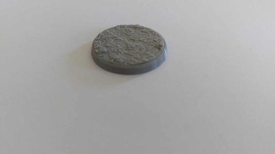 Miniature  Wargaming Base - Rocky Ground