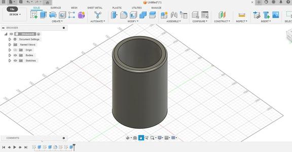 Cylindrical planter   