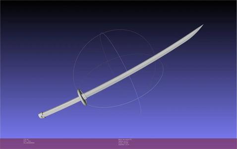 One Piece Trafalga Law Sword And Sheath Assembly   
