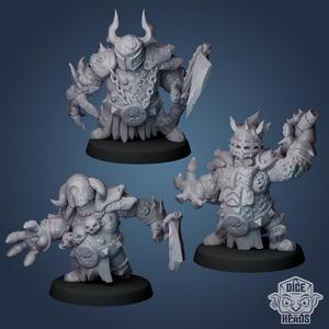 Undead Tuskors (pre-supported included, 50mm)