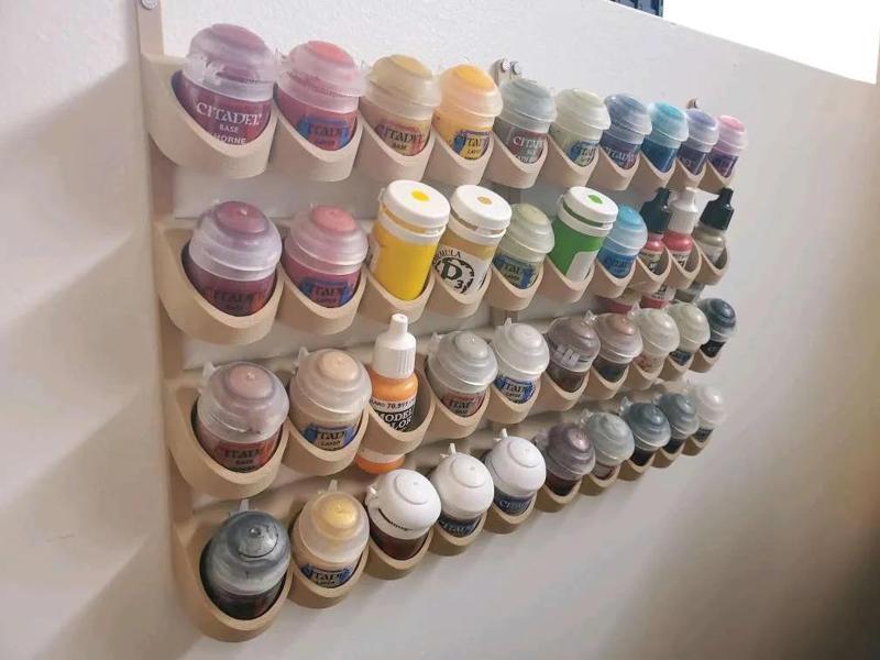 Hobby Paint Wall Rack   