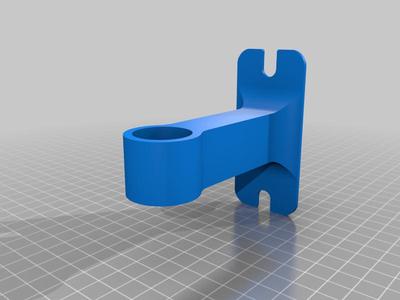 Bracket to mount iTap bottle filler on Grifo capper.  