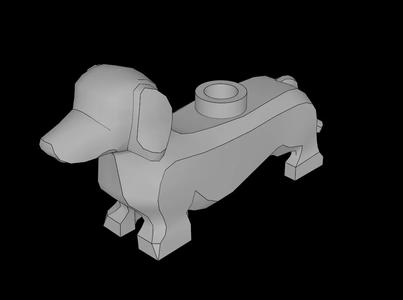 Lego Compatible (53075.dat) Animal Dog Dachshund   