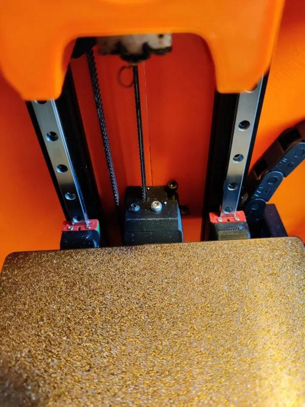 Voron 0.1 belted z bed mount   