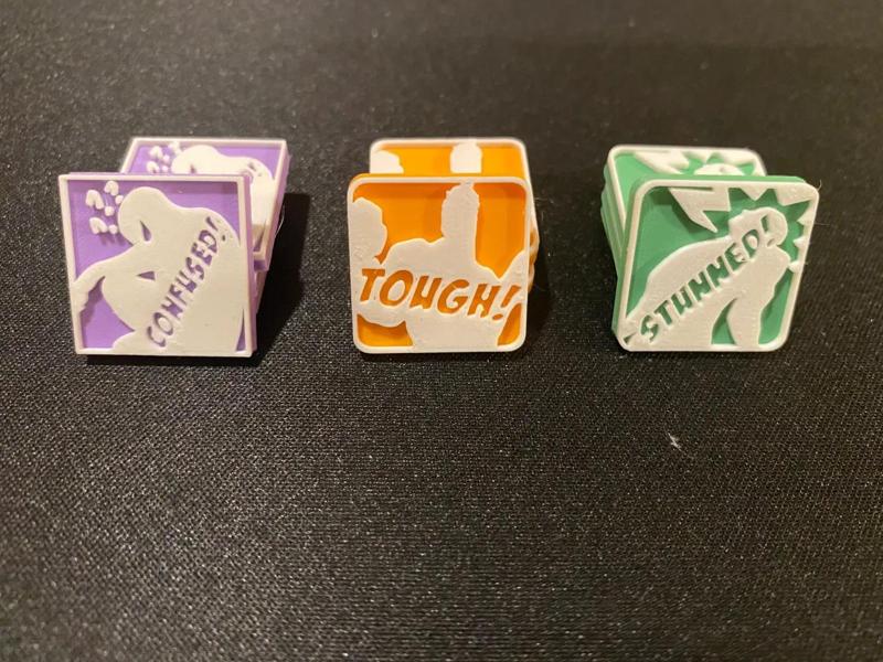 Marvel Champions Status Tokens   