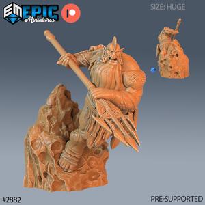 Ocean Giant Trident / Male Sea Guard / Water Warrior / Wildling / Aqua Folk / Underwater Encounter