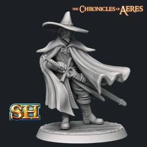 Male Human Witch Hunter Miniature