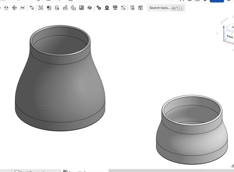 6in AC Hose to 8in VEVOR Fan   