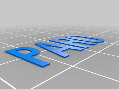 Letras MARCHA, PARO y RESET.