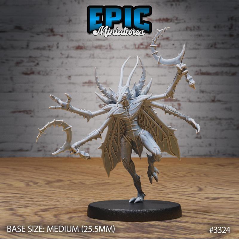 Mosquito Folk Sickles / Flying Blood Insect / Evil Insectoid / Winged Forest Warrior / Evil Jungle Encounter