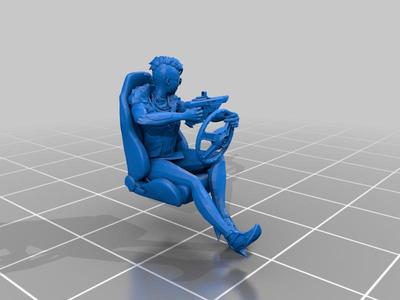 Cyberpunk Driver for Gaslands / Hotwheels / Autokill