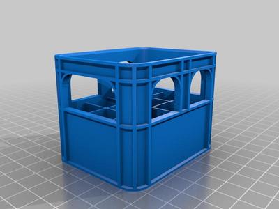 Flat Base Beer Crate Battery Holder