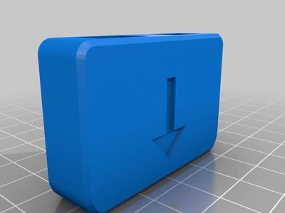 Cupboard safety child lock (clasp with arrow)