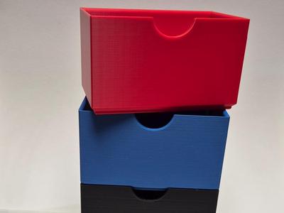 Stackable Storage Box for Small Parts