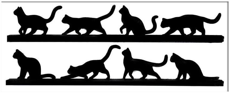 Cats walking on a monitor