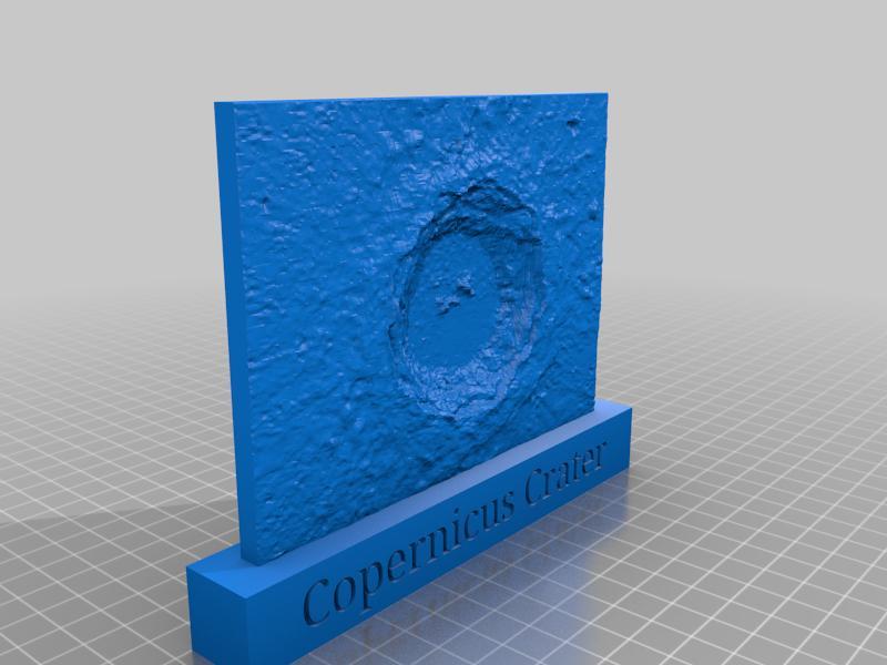 Copernicus Crater, Moon Display