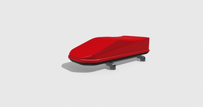 Roof Box for Hot Wheels 1:64 Scale Printed 3d